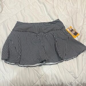 NEW Black and White Checkered Skirt size L